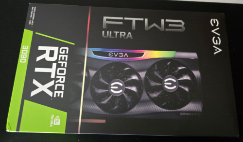 BOX ONLY- EVGA GeForce RTX 3090 FTW3 ULTRA GAMING *NO GPU* PLEASE READ