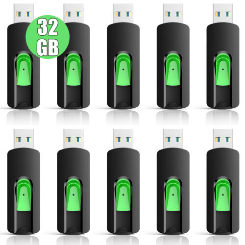 32GB USB 2.0 Flash Drive Thumb Data Storage Pen Drive Memory Sticks LOT