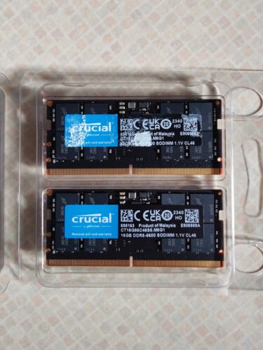 Crucial CT2K16G56C46S5 32GB DDR5 RAM Kit (2x16GB)