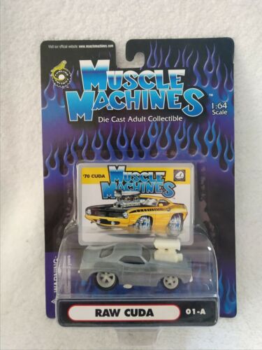 MUSCLE MACHINES CHASE 1/64 RAW CUDA