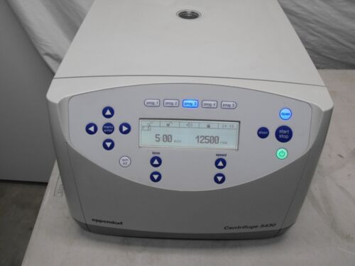 Refurbished Eppendorf 5430 Lab Centrifuge w/ Rotor FA-45-48-11 & Lid, See Video!