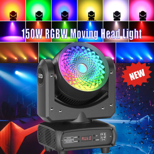 New 150W LED Beam Moving Head Stage Light DMX Party DJ Lighting Effect Dimmable