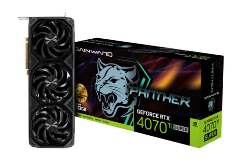 Gainward RTX4070 Ti Super Panther OC NVIDIA GeForce RTX 4070 SUPER 16 GB GDDR6X