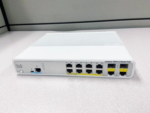 CISCO Catalyst 3560-C Series PoE Switch (WS-C3560C-8PC-S) V01