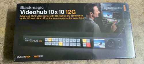 Blackmagic Design Videohub 10×10 12G Zero-Latency Video Router