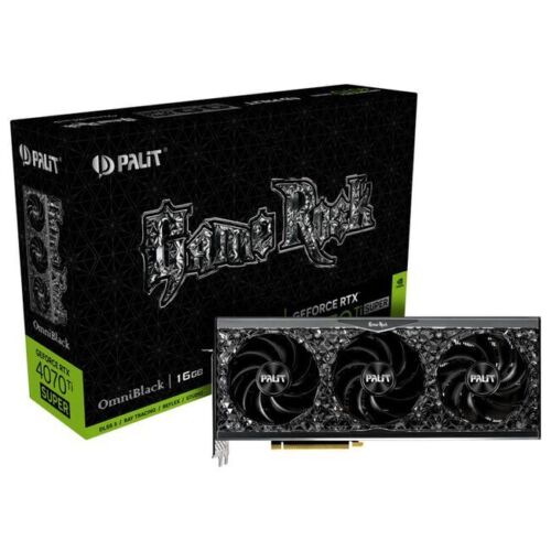 PALIT GeForce RTX 4070 Ti SUPER GameRock OmniBlack 16GB NED47TS019T2-1020Q