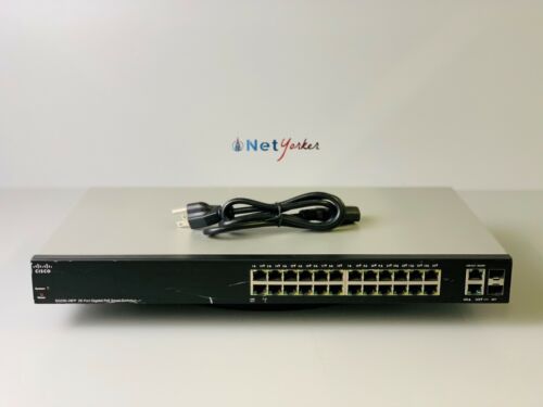 Cisco SG200-26P-K9 26 Port Gigabit PoE Smart Switch SG200-26P – SAMEDAYSHIPPING