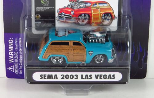 Muscle Machines 2003 Las Vegas Sema Show 1950 Ford Woody 50 Wagon Blower Version