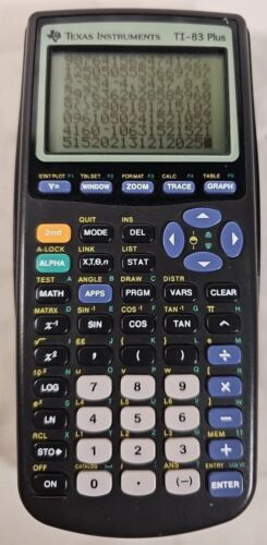 Texas Instruments TI-83 Plus Graphing Calculator – W/Cover #2745034091 S-0506K