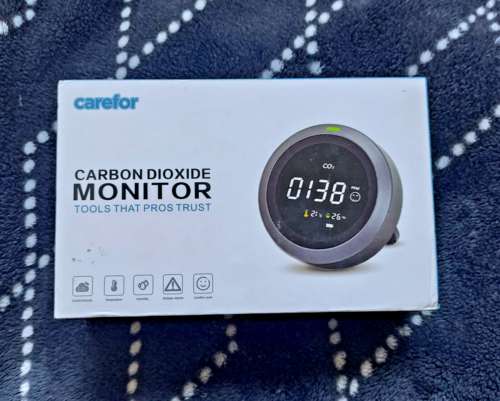 Carefor CF-5 Air Quality CO2 Carbon Dioxide Monitor Temperature Humidity $129