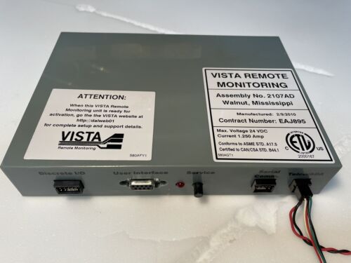 ThyssenKrupp (P/N: 6300RJ1) TKEVR Vista Remote Monitoring Unit Tac-20 TESTED