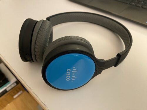 Cisco Adjustable Wireless Headset Sky Blue & Gray