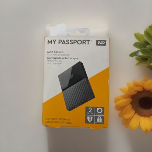 Western Digital Black My Passport 2TB, External, 2.5″ (WDBS4B0020BBK-0B) HDD