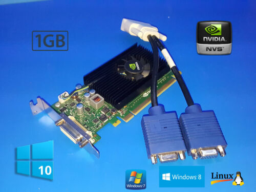 Dell Vostro Slim 1GB NVIDIA Half Height Low Profile Dual VGA Video Graphics Card