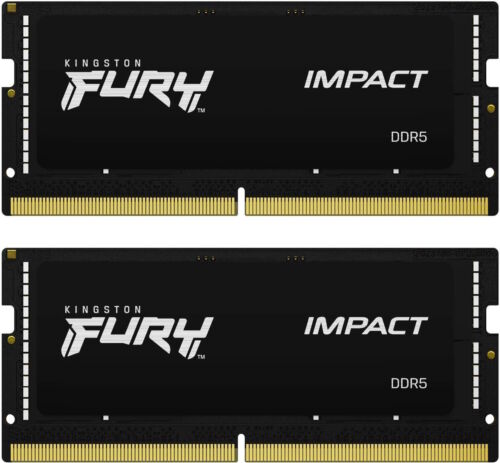 64GB Kingston FURY Impact 5600MHz DDR5 SO-DIMM CL40 Dual Channel Kit (2x 32GB)