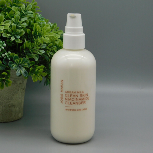 Josie Maran Argan Milk Clean Skin Niacinamide Cleanser Unscented 8 oz New