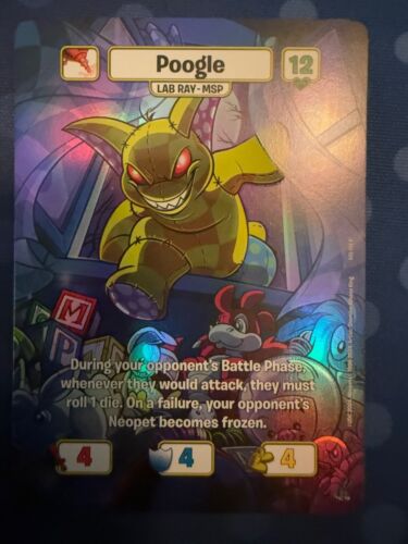 Neopets Battledome TCG 25th Anniversary MSP Poogle **UC Art Variant**