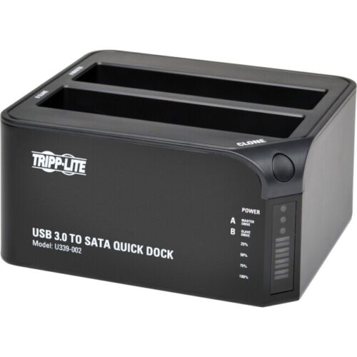 Tripp Lite U339-002 Drive Dock – External – 2 X Total Bay – 2 X 2.5″/3.5″ Bay –