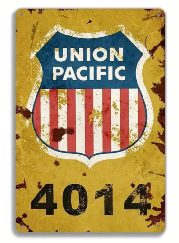 Union Pacific 4014 Novelty Metal Sign 12 x 8 Wall Art