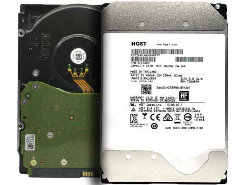 HGST Ultrastar He10 10TB 3.5″ Enterprise HDD – HUH721010ALE604, 7200 RPM, SATA 6