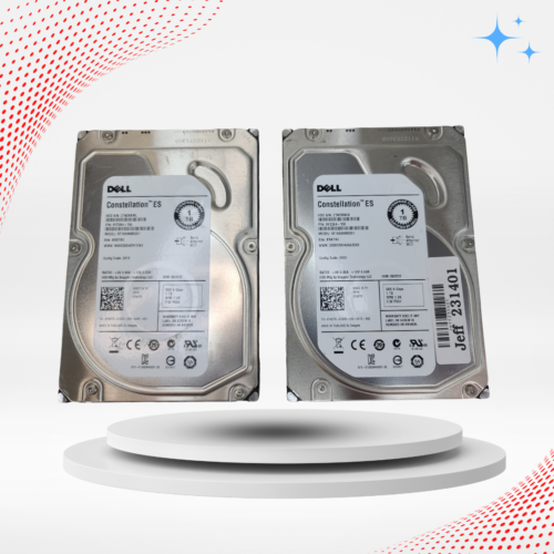 Lot Of 2 Dell Seagate ST1000NM0001 1TB HDD 7.2K SAS 6Gb/s 3.5″ 6Gb/s Hard Drive