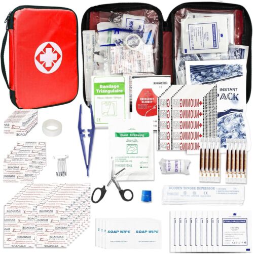 Travel-First Aid-Kit Car-Home 300PCS Survival-Kit Outdoor-Adventure – Small Port