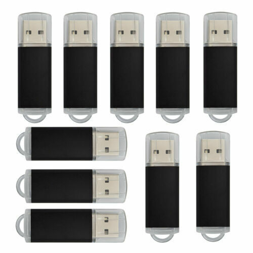 10/20 Pack 8GB USB 2.0 Flash Drives Rectangle Thumb Pen Drives Enough Storage PC