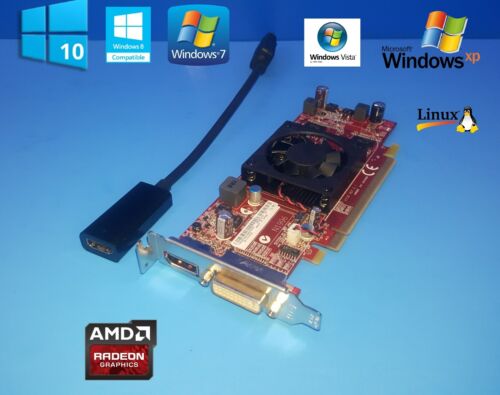 Lenovo Essential H530s H520s H330 H320 E73 Low-Profile DVI HDMI DP Video Card