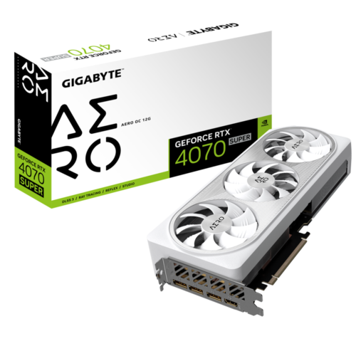 GIGABYTE Nvidia GeForce RTX 4070 SUPER AERO OC 12G GDDR6X 192 bit/2565MHz/PCI-E