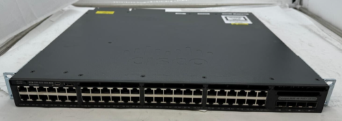 Cisco Catalyst 3650 WS-C3650-48PD 48-Port 2x10G PoE+ Switch 2x PSUs 3x Fans