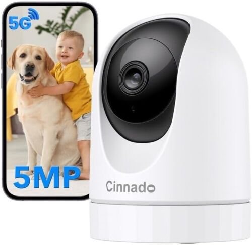 5MP HD Indoor Camera with Auto Tracking & Optional Cloud Storage – Easy Install