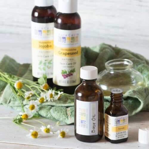 Aura Cacia Pure & Natural Skin Care Oils – Alcohol & Ammonia Free, No Exp. Date