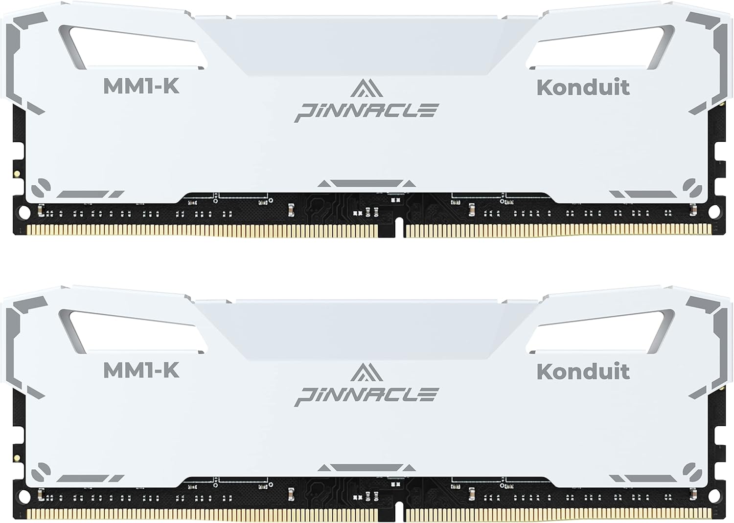 Timetec Pinnacle Konduit 16GB KIT(2x8GB) DDR4 3600MHz PC4-28800 CL18-22-22-42 XMP2.0 Overclocking 1.35V Compatible for AMD and Intel Desktop Gaming PC Memory Module RAM – White