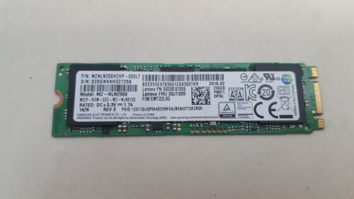 Samsung PM871 MZ-NLN2560 256 GB M.2 2280 80mm Solid State Drive