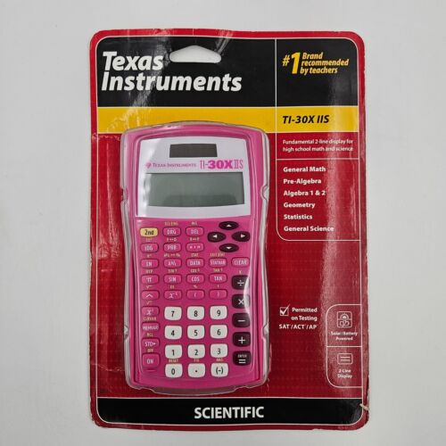 Texas Instruments TI-30X IIS 2-Line Scientific Calculator – Pink NEW