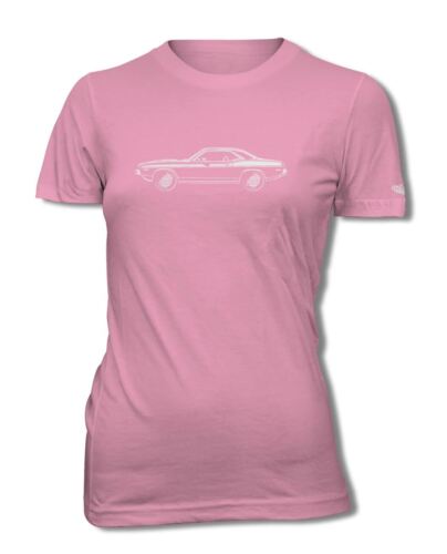 1974 Plymouth Barracuda ‘Cuda 340 Coupe T-Shirt – Women – Side View