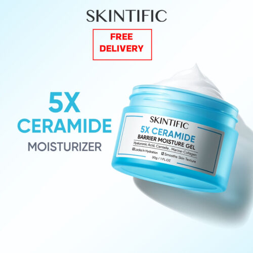 SKINTIFIC 5X Ceramide moisturiser Skin Barrier Repair Moisturizer 30g