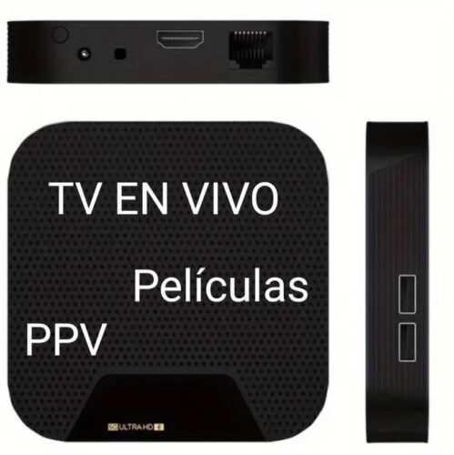 TV Box con Miles de películas, programas de TV, noticias en Español, Sin cuota