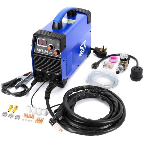 Plasma Cutter, CUT50 55Amp 110V/220V Dual Voltage IGBT Cutting Machine