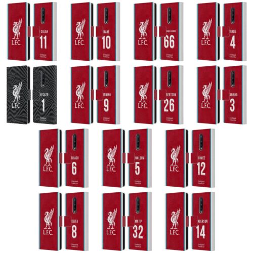 LIVERPOOL FC 2020/21 PLAYERS HOME GROUP 1 PU LEATHER BOOK CASE ONEPLUS PHONES