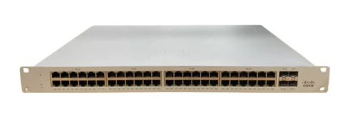 Meraki Cisco MS120-48FP-HW 48-Port Gigabit PoE+ Switch and Firewall