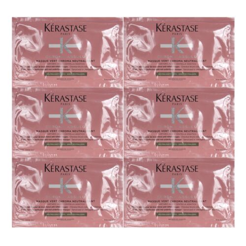 Kerastase Chroma Absolu Masque Vert Chroma Neutralisant 6×0.5oz/15ml Total 90ml