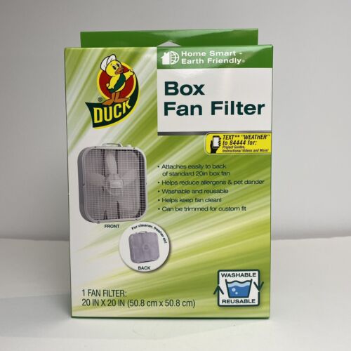 Box Fan Filter 20 Inch Can Be Adjusted Duck Brand Reduces Allergens & Pet Dander