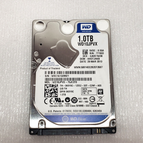 500/640/750/GB 1TB SATA 2.5″ HDD Mixed Brand SAMSUNG  WD HGST Seagate Hitachi