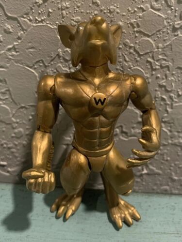 Webroot Managed Service Protector Malwarewolf Golden Wolf Action Figure Rare