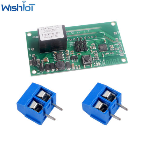 For Sonoff SV DC 5V-24V DIY WIFI Wireless Switch Module APP Remote Control