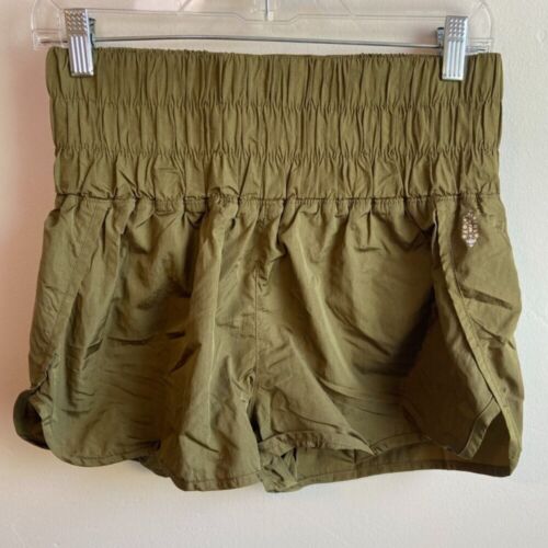 Free People Movement Army Green The Way Home Shorts Size Medium