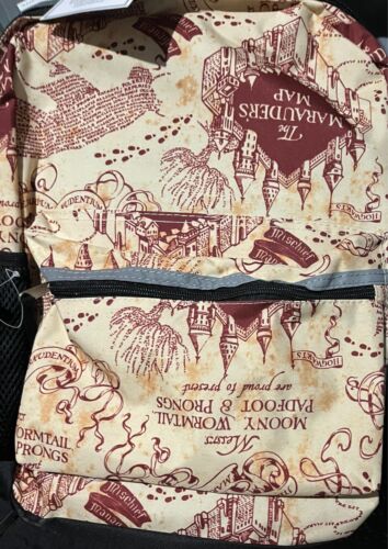 Harry Potter Backpack The Marauders Map All Over Print 16″ Kids  Adults Unisex