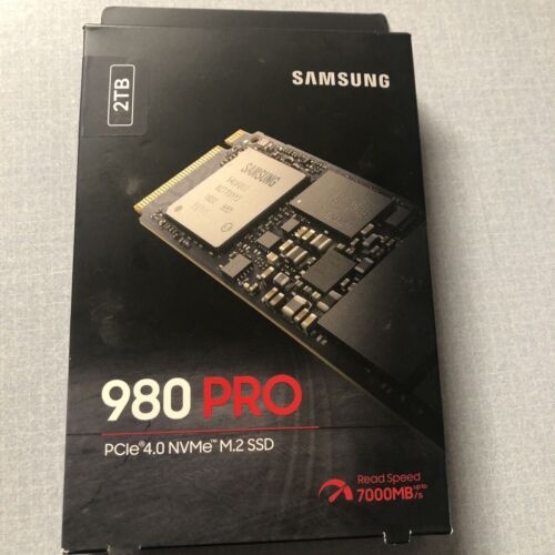 Samsung 980 PRO 2TB NVMe Internal SSD – Black (MZ-V8P2T0)