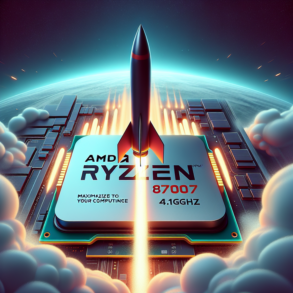 Maximize Your Computing Experience with the AMD Ryzen 7 8700F 4.1GHz CPU